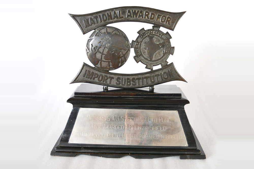 Sajdyno – National Award for the Development of Water Brake Dynamometer